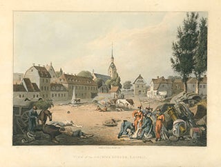Item #51-2325 View of the Grimma Suburb, Leipsic (Leipzig) (Napoleonic Wars), Original printing....