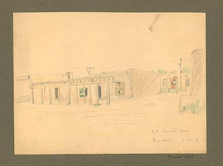 Item #51-2448 Kit Carson's Home. Taos, New Mexico. 1915. Bernhardt Wall