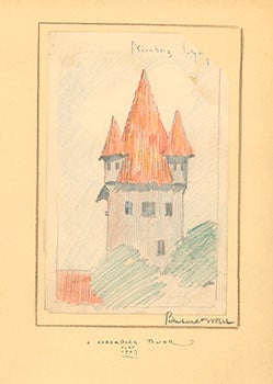 Item #51-2449 A Nuremberg (Nürnberg) Tower. 1907. Bernhardt Wall