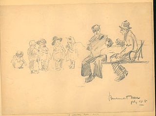 Item #51-2459 [Figure Studies] "In Central Park." [Manhattan]1918. Bernhardt Wall