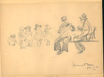 Item #51-2459 [Figure Studies] "In Central Park." [Manhattan]1918. Bernhardt Wall.