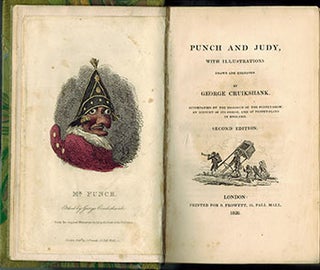 Item #51-2470 Punch and Judy, with Illustrations Drawn and Engraved by George Cruikshank. Second...