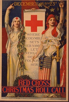 Item #51-2477 Red Cross Christmas roll call December 16th to 23rd [1918- World War I] First...