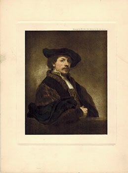 Item #51-2620 Rembrandt’s ‘Self Portrait at the Age of 34.'. Rembrandt.