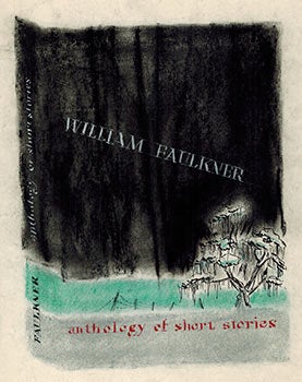 Item #51-2640 Two Original Pastel and ink designs for a proposed edition of "William Faulkner - anthology of short stories." Earl Thollander.