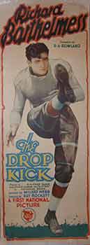 Item #51-2652 The Drop Kick (also known as Glitter in the UK). Original Movie poster. Richard Barthelmess, John Wayne, Barbara Kent, Stars.