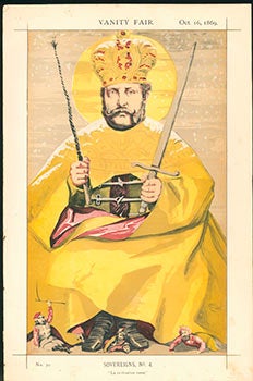 Item #51-2671 Alexander II, Emperor of Russia [1818-1881]. Sovereigns, No. 4. "La civilisation russe." James Jacques Tissot, Coïdé.