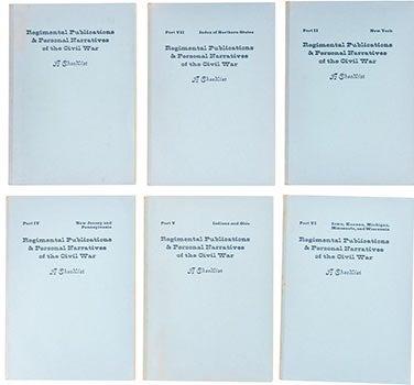 Item #51-2700 Regimental Publications & Personal Narratives of the Civil War. The Northern States. Vols. ,1-7. C. E. Dornbusch.