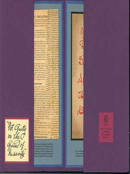 Item #51-2751 Not guilty on the ground of insanity. Presentation Folder. Queen Victoria, Daniel...