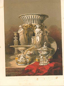Item #51-2779 Objects selected from a dessert service presented by her majesty the queen to the...