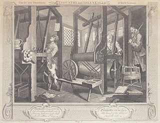 Item #51-2801 Industry and Idleness. Complete set of 12 engravings. William Hogarth, After.,...