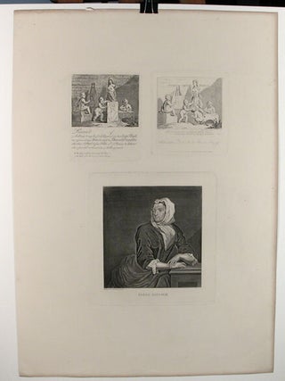 Item #51-2808 "Boys Peeping at Nature", "Subscription Ticket to Harlot's Progress" and "Sarah...