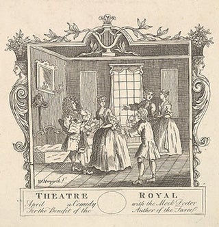 Item #51-2825 "Theatre Royal / April ____ a Comedy / with the Mock Doctor / For the Benefit of...