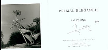 Item #51-2913 Primal Elegance. Limited Edition. Signed. Larry Fink.