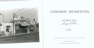 Item #51-2915 Common Momentos. Limited Edition. Signed. George Tice
