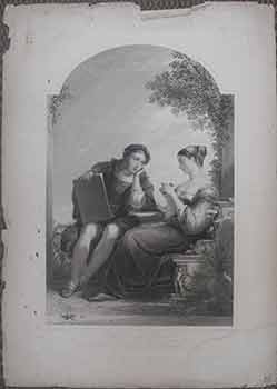 Item #51-2930 Raffaelle and the Fornarina (Raphael and the Fornarina). A. W. Callcott, Lumb...