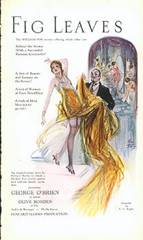 Item #51-2971 Howard Hawks, Production, "Fig Leaves" for Fox Films. Harley Ennis Stivers, 1891 - 1969.