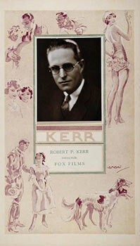 Portrait of Robert P. Kerr, Director, Fox Films | Luis Felipe Usábal y ...