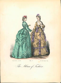 Item #51-3002 Two handcolored plates from "The Album of Fashion." Childrens' Costumes and Description of the Toilettes. C. E. Mrs Brown.