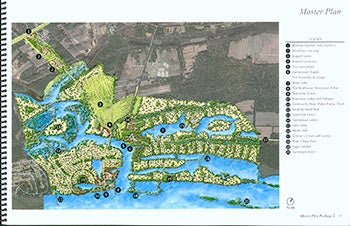 Item #51-3020 Prospectus for Kiawah River, Charleston, South Carolina. Redefining Low Country Riverfront Living. Master Plan Package. Beach Company, Community Planners VITA.