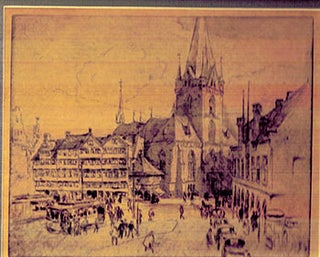 Item #51-3028 Marktplatz Kiel, circa 1906. Walter Zeising, 1876 - 1933