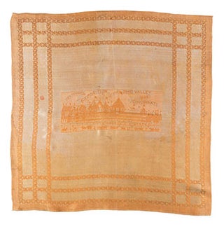 Item #51-3051 Linen-Silk Weaving for the 1888 Centennial Exposition of the Ohio Valley in...