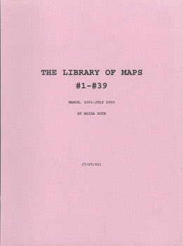 Item #51-3106 The Library of Maps #1-#39. Moria Roth, born 1933
