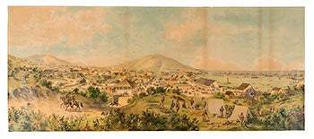 Item #51-3157 San Francisco in July 1849. From Present Site of S.F. Stock Exchange. (Original Printing.). George Henry Burgess.