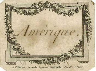 Item #51-3174 Cartouche for Amérique (United States of North America = Carte des Etats-Unis de...