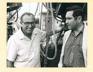 Item #51-3213 Original photograph of the director and producer Carl Foreman on the set of...
