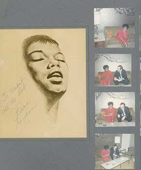 Item #51-3214 Group of photographs of Sarah Vaughan. Signed. Sarah Vaughan, 1924 – 1990
