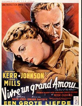Item #51-3231 Vivre un grand amour. The End of the Affair Year. Original Poster for the film....