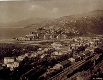 Item #51-3290 Ventimiglia. Vintage photograph. 19th Century Italian Photographer: Edition Photoglob.