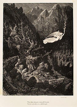 Item #51-3377 "Now when fantastic visions fill the air" Plate 7 from the "Legend of the Wandering...