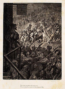Item #51-3378 "Since thou art pitiless, thy weary way/Thou'rt doom'd to wander till the Judgment...
