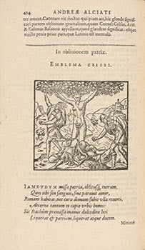 Item #51-3443 Emblemata. Elucidata doctissmis Claudij Minois commentarijs. Original edition....