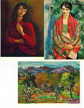 Kisling, Moise (1891-1953) - Three Postcard Reproductions of Works by Moise Kisling