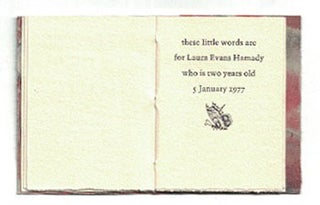 Wowa's First Book. First edition. [Miniature book]