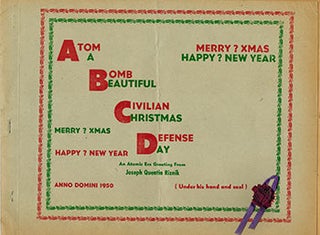 Item #51-3472 The Atom Bomb and You: Atom Bomb Civilian Defense. A Beautiful Christmas Day....