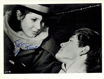 Courtenay, Tom - Photograph of Tom Courtenay in the the Loneliness of the Long Distance Runner Signed