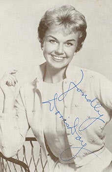 Item #51-3511 Photograph of Doris Day. Signed. Doris Day, 1922 – 2019