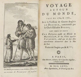 Item #51-3521 Voyage autour du monde, fait en 1764 & 1765, sur le vaisseau de guerre anglois le...