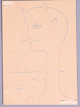 Item #51-3550 Cat Man. First edition. Jean Cocteau