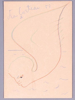 Item #51-3551 Fish Man. First edition. Jean Cocteau