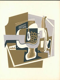 Item #51-3574 Le Compotier. Nature Morte. Still Life. Second edition. After Juan Gris, Ateliers...