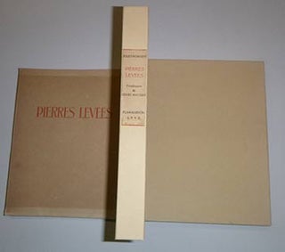 Pierres levées. Poèmes. First edition.