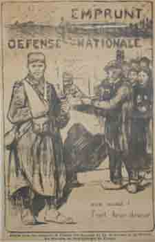 Adler, Jules (1865 - 1952) - Emprunt Dfense Nationale - Eux Aussi! Font Leur Devoir. First Edition