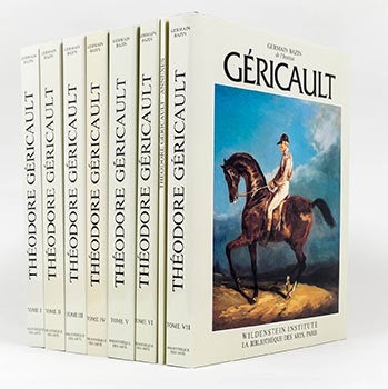Item #51-3711 Théodore Géricault. Étude critique, documents et catalogue raisonné. Complete Set. 7 volumes. New. Germain Bazin.