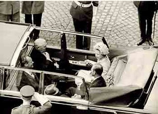 Item #51-3741 Photographs of Queen Elizabeth in Berlin Germany. Michael Montfort