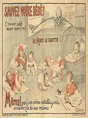 Item #51-3751 Sauvez votre bébé! (1 enfant sur 8 meurt avant 1 an) La mort le guette. Mères!...